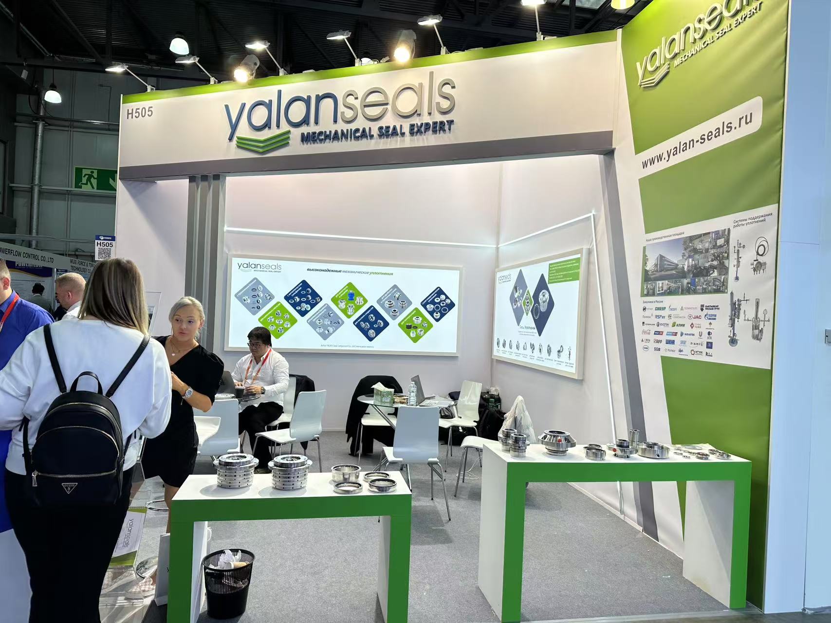 YALAN Seals exhibited at Russia PCV 2024