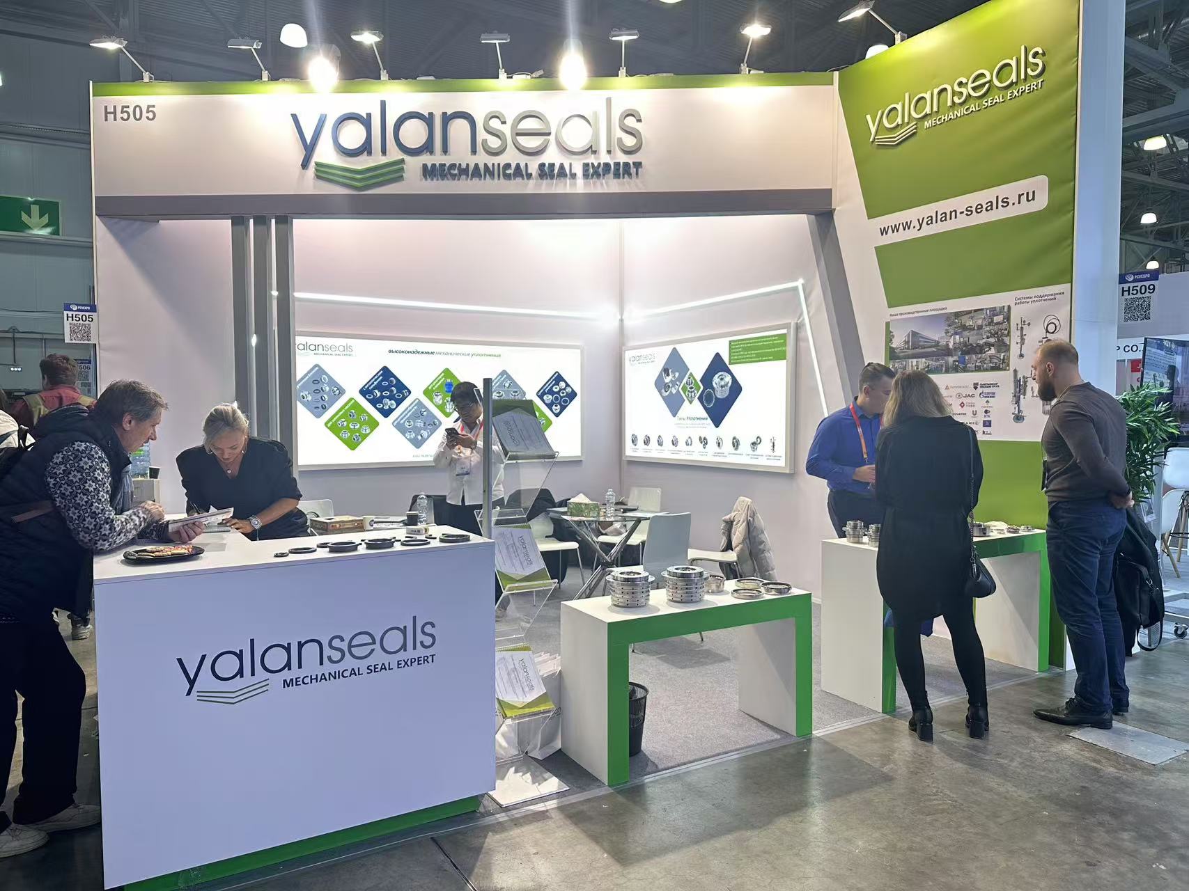 YALAN Seals exhibited at Russia PCV 2024