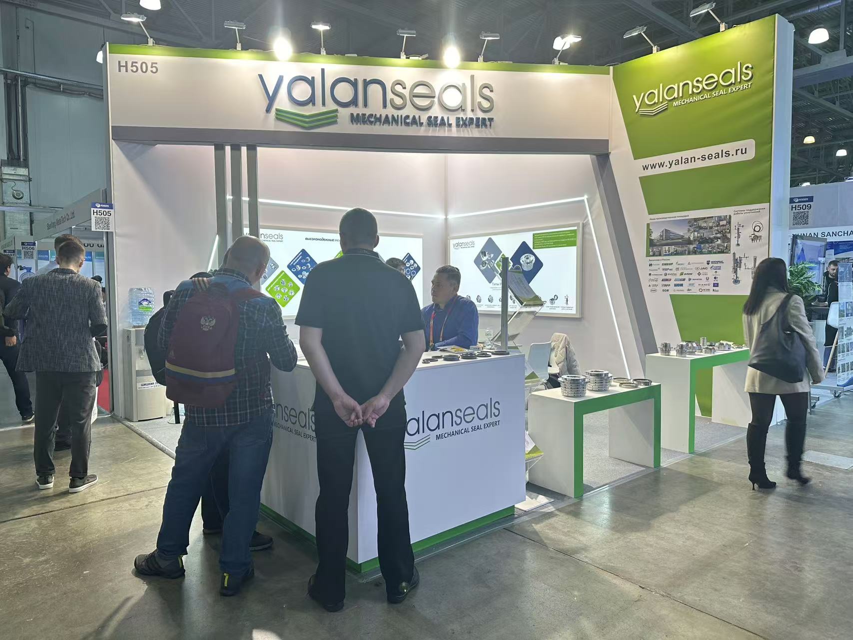YALAN Seals exhibited at Russia PCV 2024